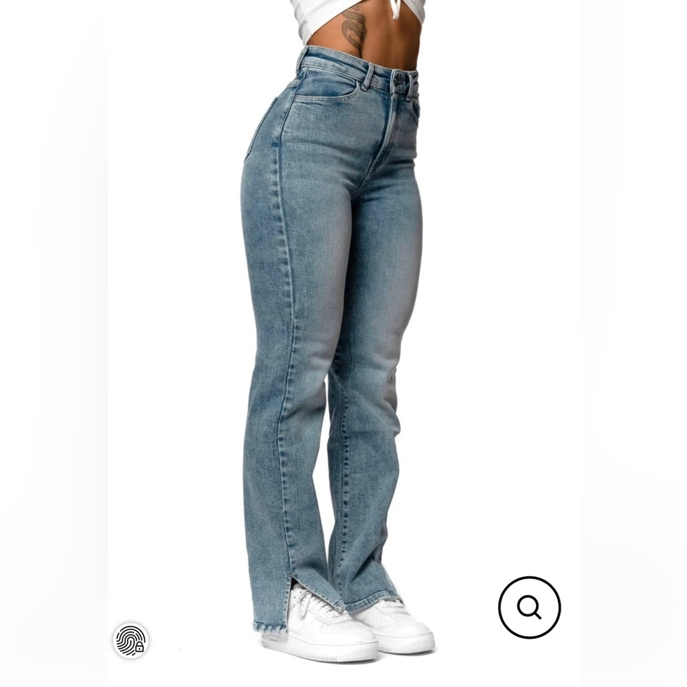 FitJeans Straight Leg Jeans - 80s Blue, Size XL